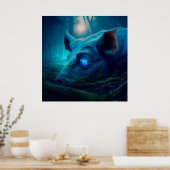 Poster pig ポスター (キッチン)