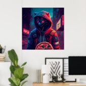 Poster Pizza ポスター (ホームオフィス)
