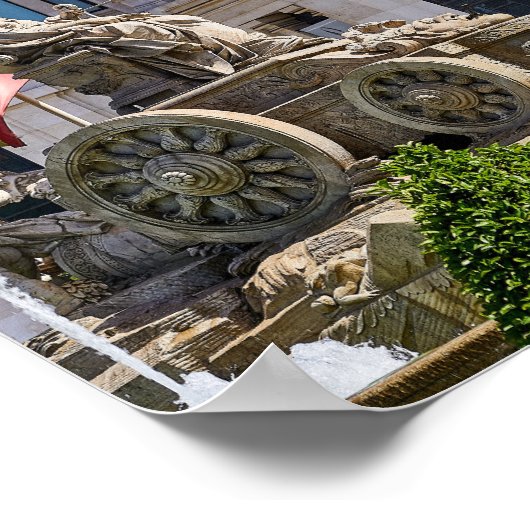 póster Plaza Cibeles de Madrid, España ポスター (角)