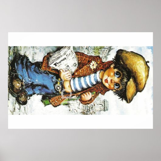 Poster poulbot au journal ポスター (正面)