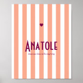 Poster prénom Riviera Pêche ポスター (正面)