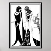 Poster Print: Illustration by Aubrey Beardsley ポスター (正面)
