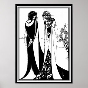 Poster Print: Illustration by Aubrey Beardsley ポスター