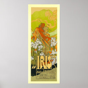 Poster/Print: Iris - Art Nouveau ポスター