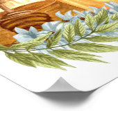 Poster Proverbios 16:24 en acuarelas ポスター (角)