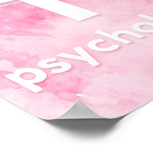 Poster Psychology 002 A4 ポスター (角)