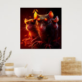 Poster rat ポスター (キッチン)