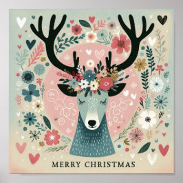 Poster “Renne de Noël“ ポスター