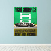 Poster -Road America 500, キャンバスプリント (インサイチュ (ウッドフロア))