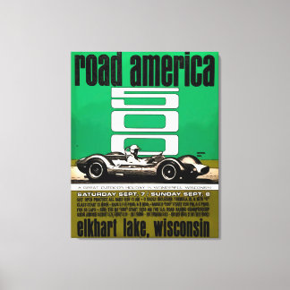 Poster -Road America 500, キャンバスプリント