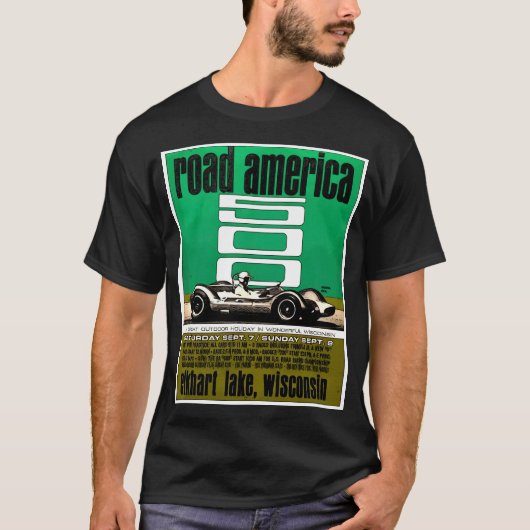 Poster - Road America 500 Race, Elkhart Lake Tシャツ (正面)