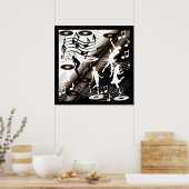 Poster Rock 'N' Roll Dance Music ポスター (キッチン)