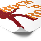 poster - Rock 'n Roll (music design) ポスター (角)