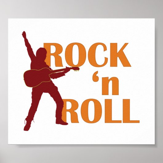 poster - Rock 'n Roll (music design) ポスター (正面)