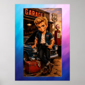 Poster Rockachibi Dean Aurore Vintage ポスター (正面)