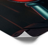 Poster rockeuse aux chapeau rouge ポスター (角)