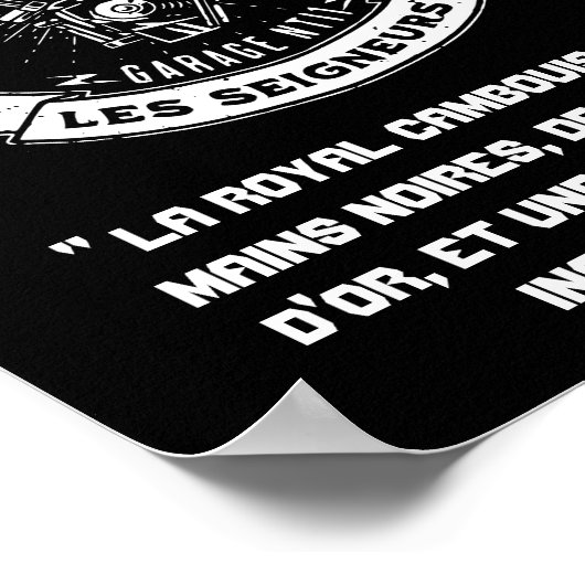 Poster, ROYAL CAMBOUIS  Papier poster (mat) ポスター (角)