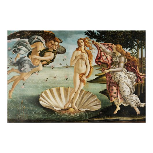Pôster Sandro Botticelli's The Birth of Venus ポスター (正面)