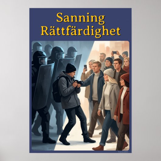 Poster — Sanning & rättfärdighet ポスター (正面)
