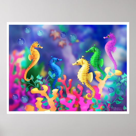 poster_seahorses ポスター (正面)