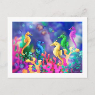 poster_seahorses ポストカード