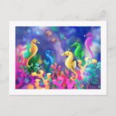poster_seahorses ポストカード (正面)