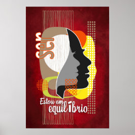 Poster SER - 02V2 Estou em Equilíbrio ポスター