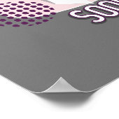 Poster SER - 04 Sopro Divino (Grey) ポスター (角)