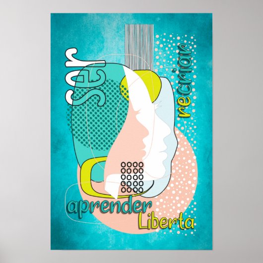 Poster SER - 11V2 Aprender, Liberta ポスター (正面)