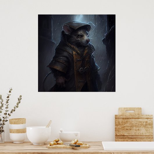 Poster sewer rat ポスター (キッチン)