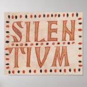 Poster Silentium medieval ポスター (正面)
