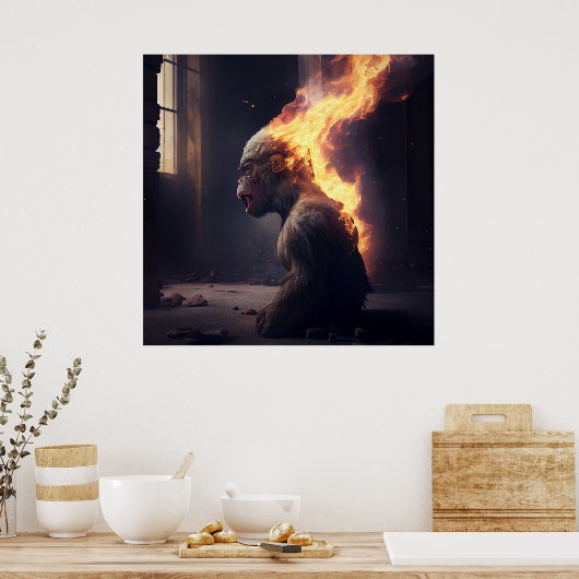 Poster singe ポスター (キッチン)