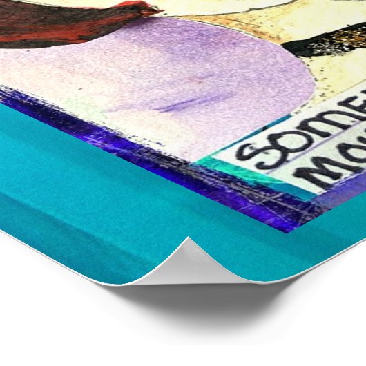 POSTER-SOMETIMES WHEN I OPEN MY MOUTH ポスター (角)