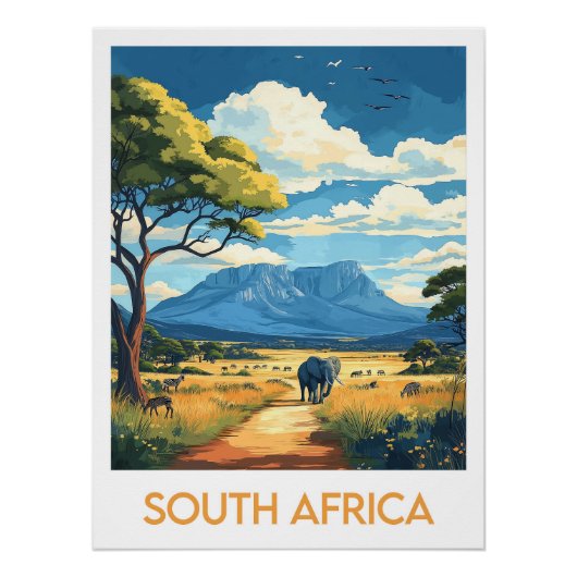 Poster South Africa ポスター (正面)