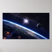 Poster "Space 1" ポスター (正面)