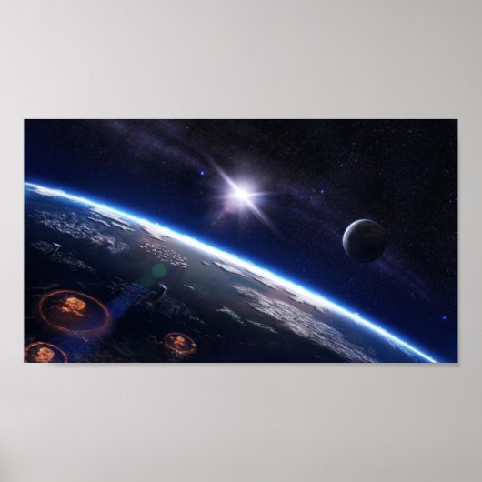 Poster "Space 1" ポスター (正面)