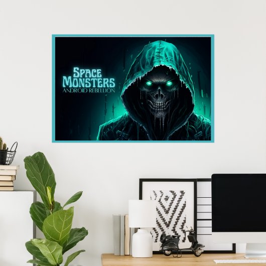 Poster Space Monsters ポスター (ホームオフィス)