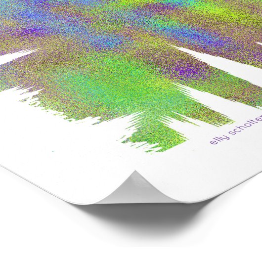 Poster square abstract ポスター (角)