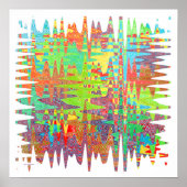poster square abstract ポスター (正面)