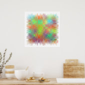 Poster square abstract ポスター (キッチン)