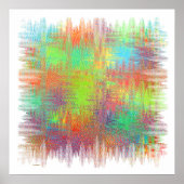 Poster square abstract ポスター (正面)
