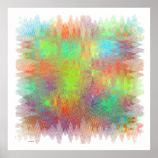 Poster square abstract ポスター