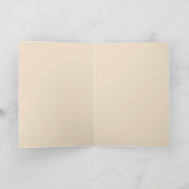 Poster Style Mid Century Modern Martini カード (内部)