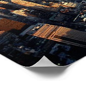 POSTER Sun on New York City ~Distant Chrysler Bldg ポスター (角)