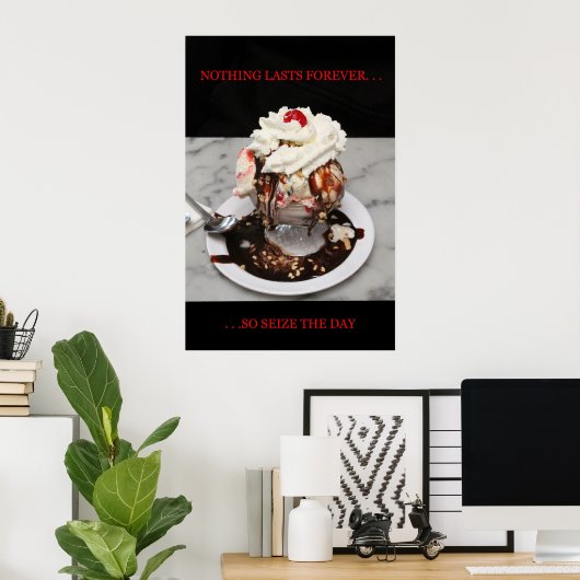 POSTER, Sundae, Nothing Forever ポスター (ホームオフィス)