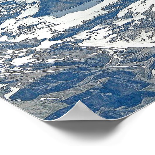 Poster Swiss Alps ポスター (角)