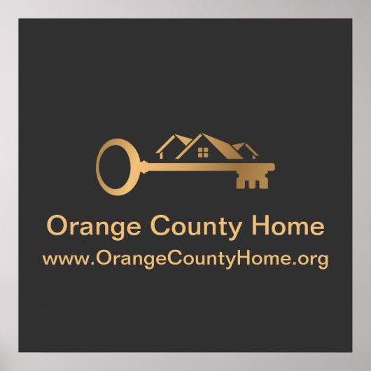 Poster Tarjeta de visita Inmobilaria Agregar教授 ポスター (正面)