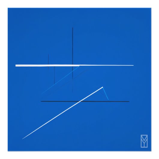 Pôster Tela Azul Global: Arte de Kandinsky フォトプリント (正面)