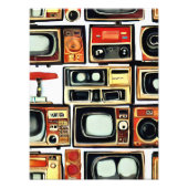 Poster televisores vintage フォトプリント            (正面)