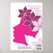 Poster Template Aphrodite Spa & Boutique ポスター (正面)